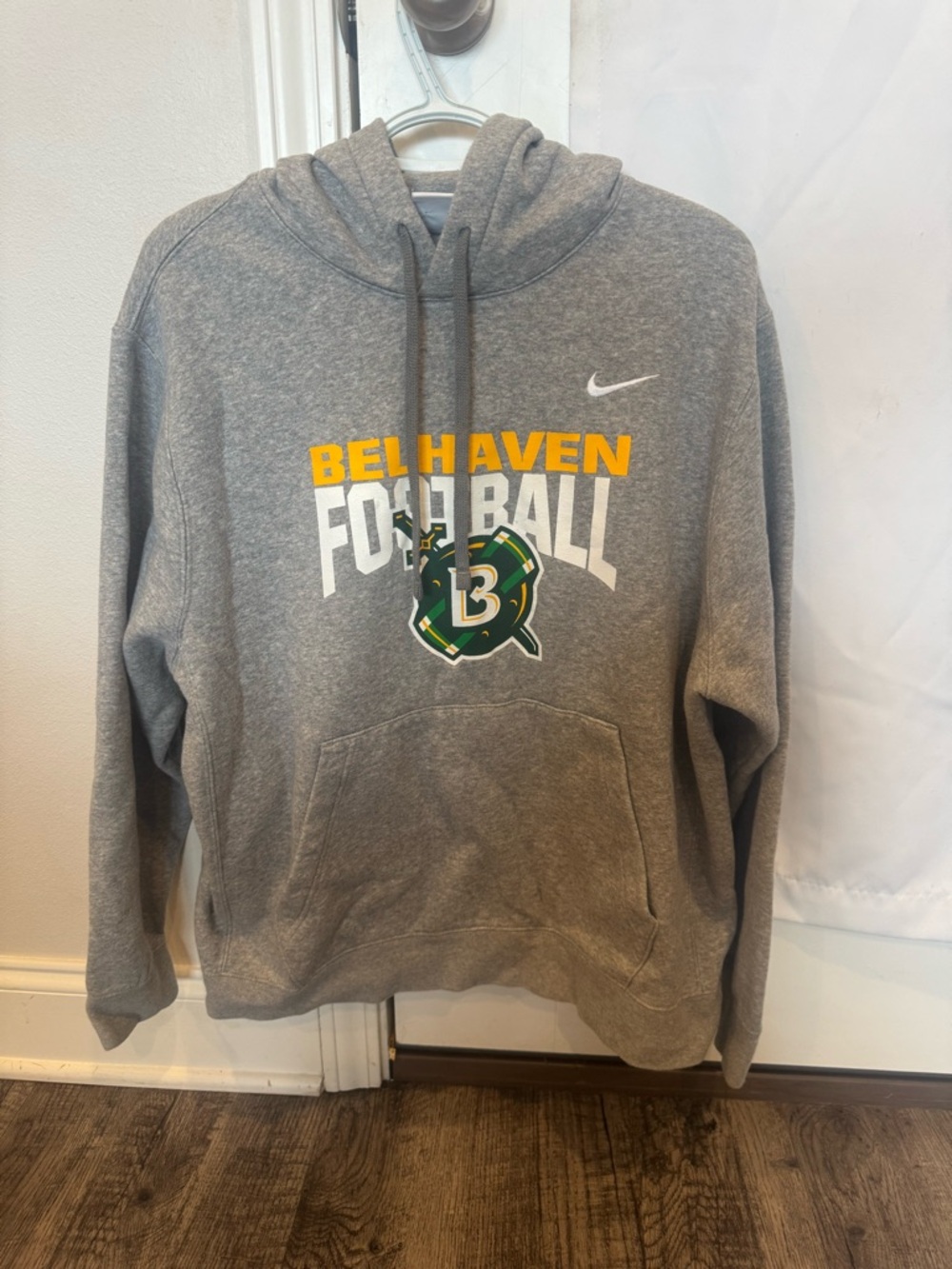 Nike Gray Belhaven Football Pullover Hoodie